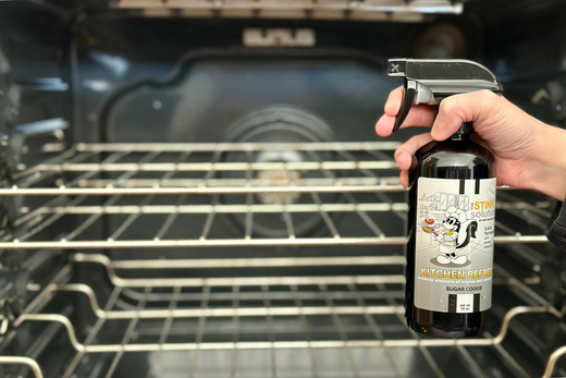 The best way to get bad smells out of your oven