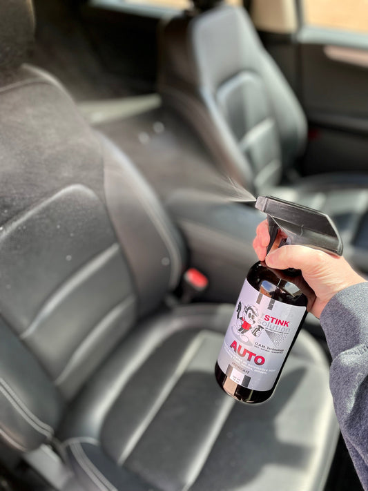car odor eliminating spray for long commutes