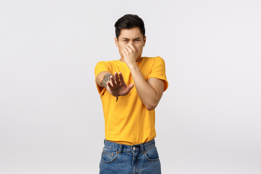 Where to use the stink solution to eliminate foul odors