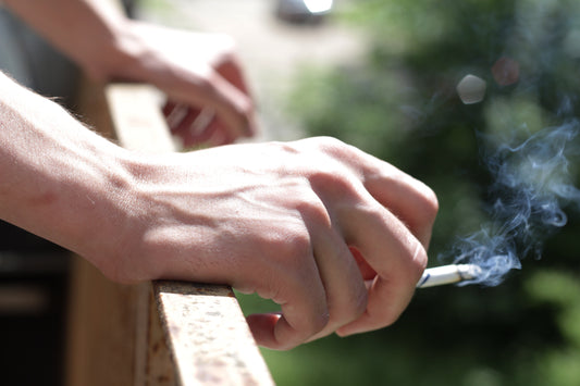 Remove cigarette smell from your hands, hair, and clothes