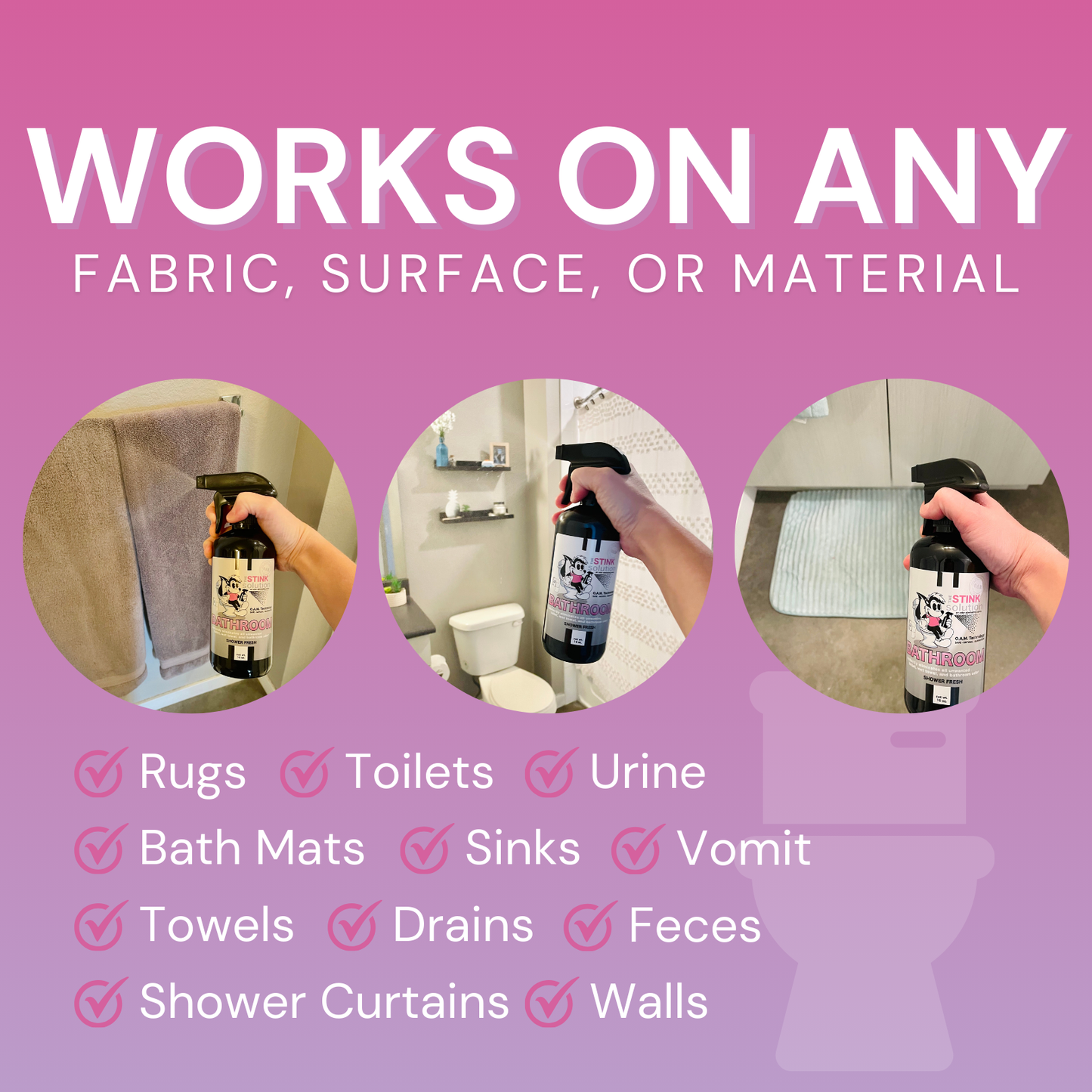 Bathroom Odor
Drain Odor Eliminator
Bathroom Deodorizer Spray
Air Fresheners for Bathroom
Bathroom Deodorizer
Bathroom Odor Eliminator
Bathroom Smell Eliminator
Bathroom Odor Eliminating Spray
Odor Eliminator Spray for Bathroom
Bathroom Spray Air Freshener
Bathroom Spray Deodorizer
Bathroom Odor Spray
Toilet Air Freshener
Bathroom Spray