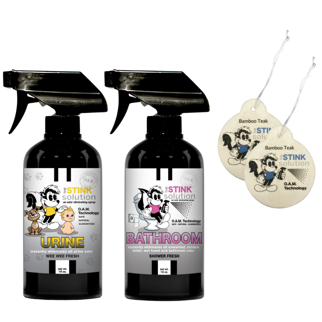 Buy 2 Get 2 Car Air Fresheners - One Urine Wee Wee Fresh, One Spray of Choice 16 oz Sprays