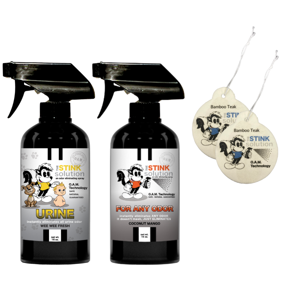 Buy 2 Get 2 Car Air Fresheners - One Urine Wee Wee Fresh, One Spray of Choice 16 oz Sprays