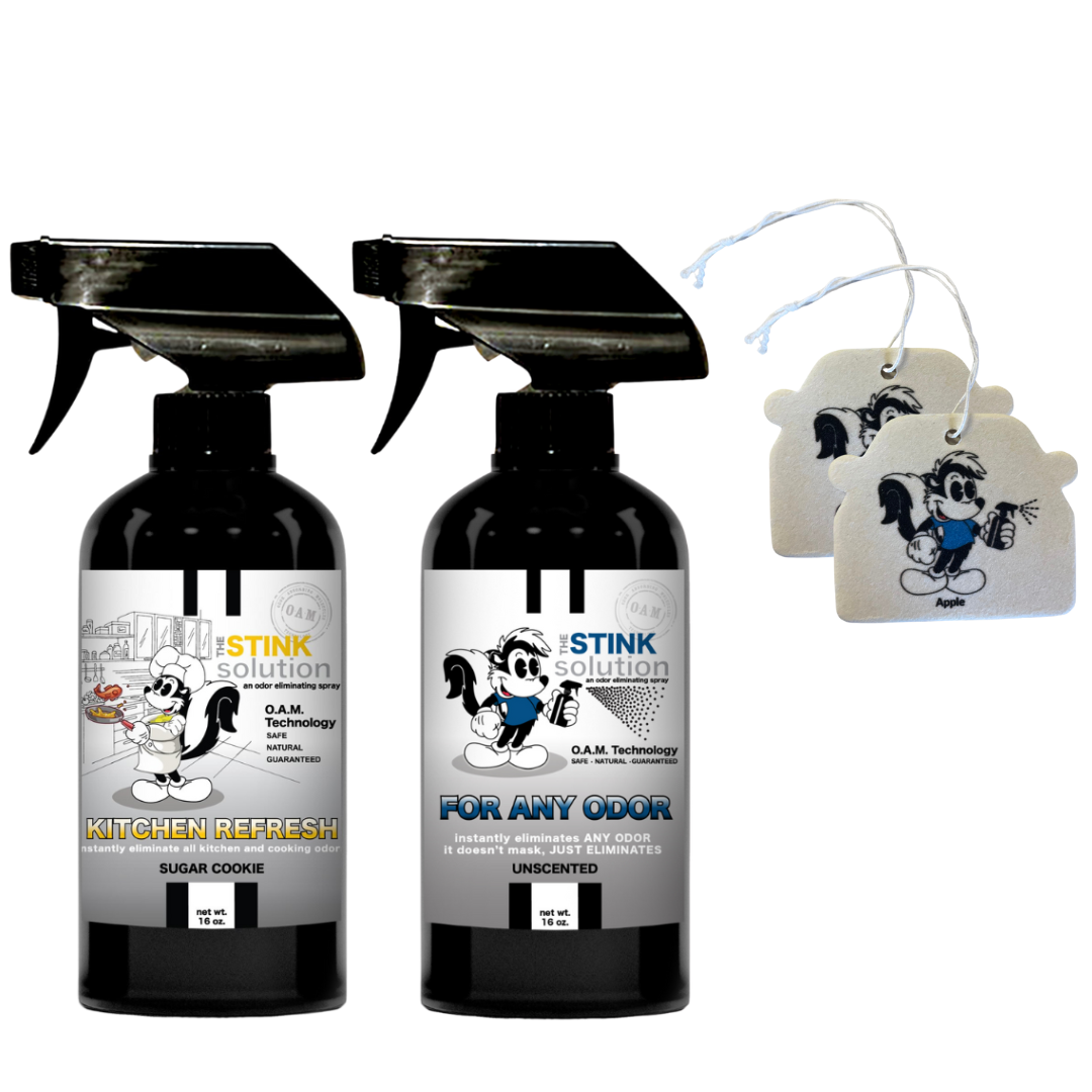 Buy 2 Get 2 Car Air Fresheners - One Kitchen Refresh, One Spray of Choice 16 oz Sprays