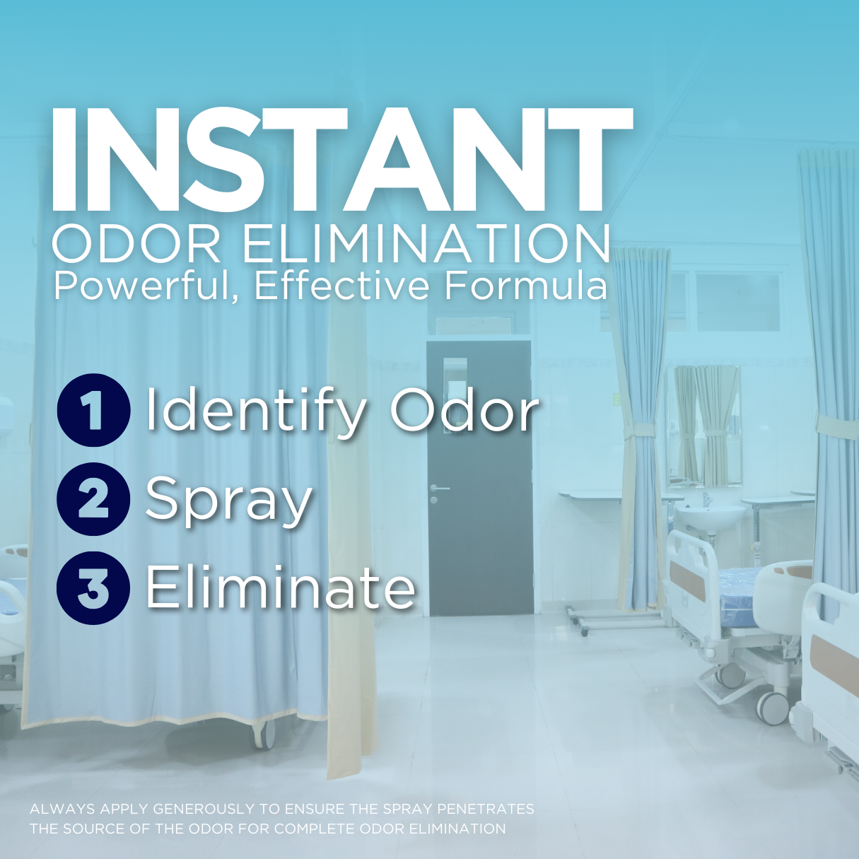 Medical Grade Odor Eliminator for Hospitals, Clinics, and Healthcare Facilities 16 oz