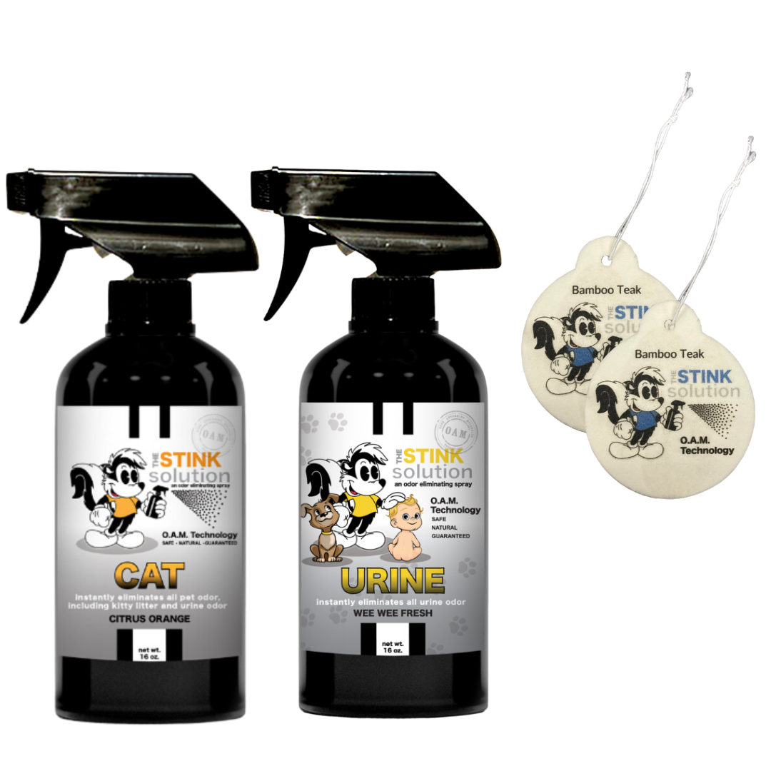 Buy 2 Get 2 Car Air Fresheners - One Cat Citrus Orange, One Spray of Choice 16 oz. Sprays