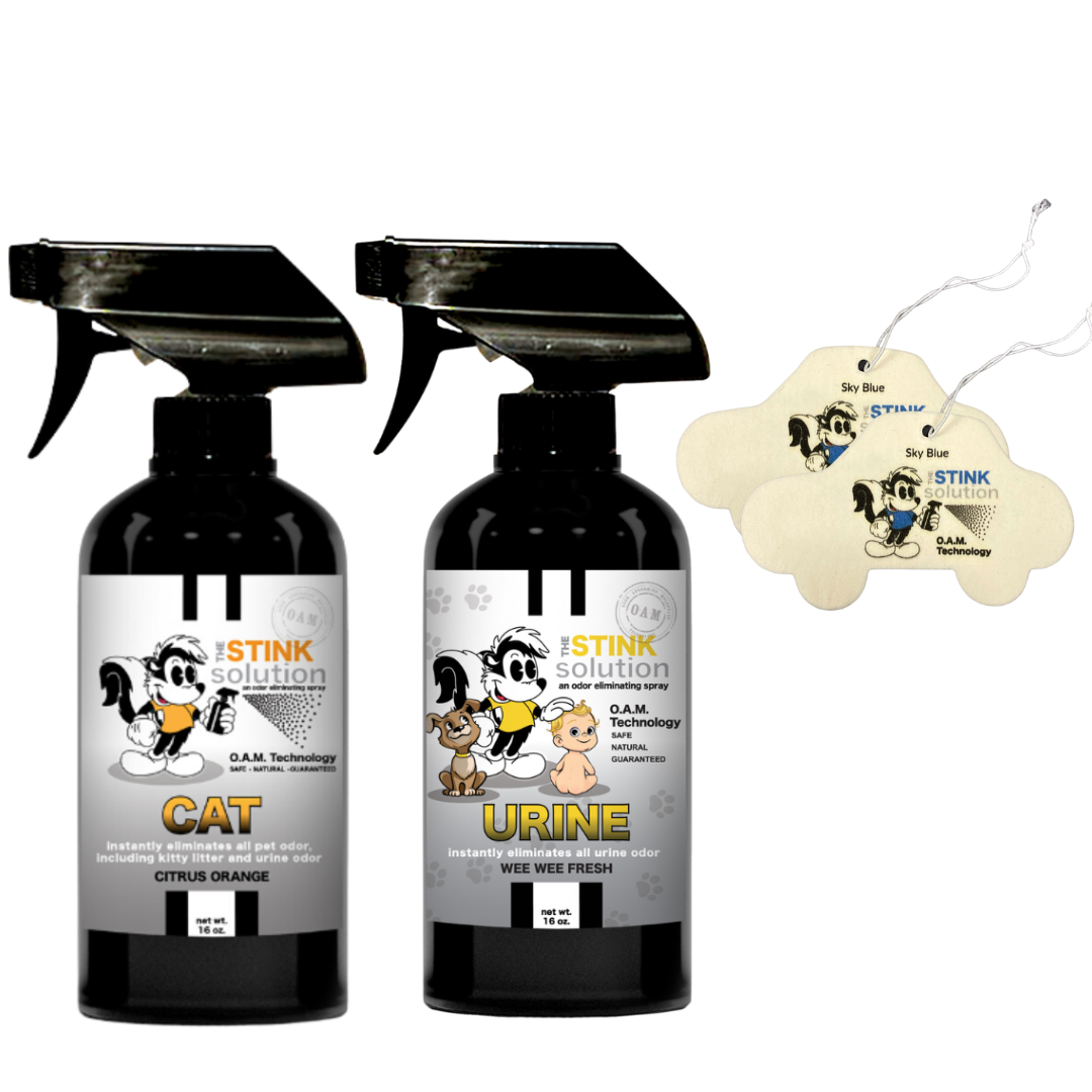 Buy 2 Get 2 Car Air Fresheners - One Cat Citrus Orange, One Spray of Choice 16 oz. Sprays