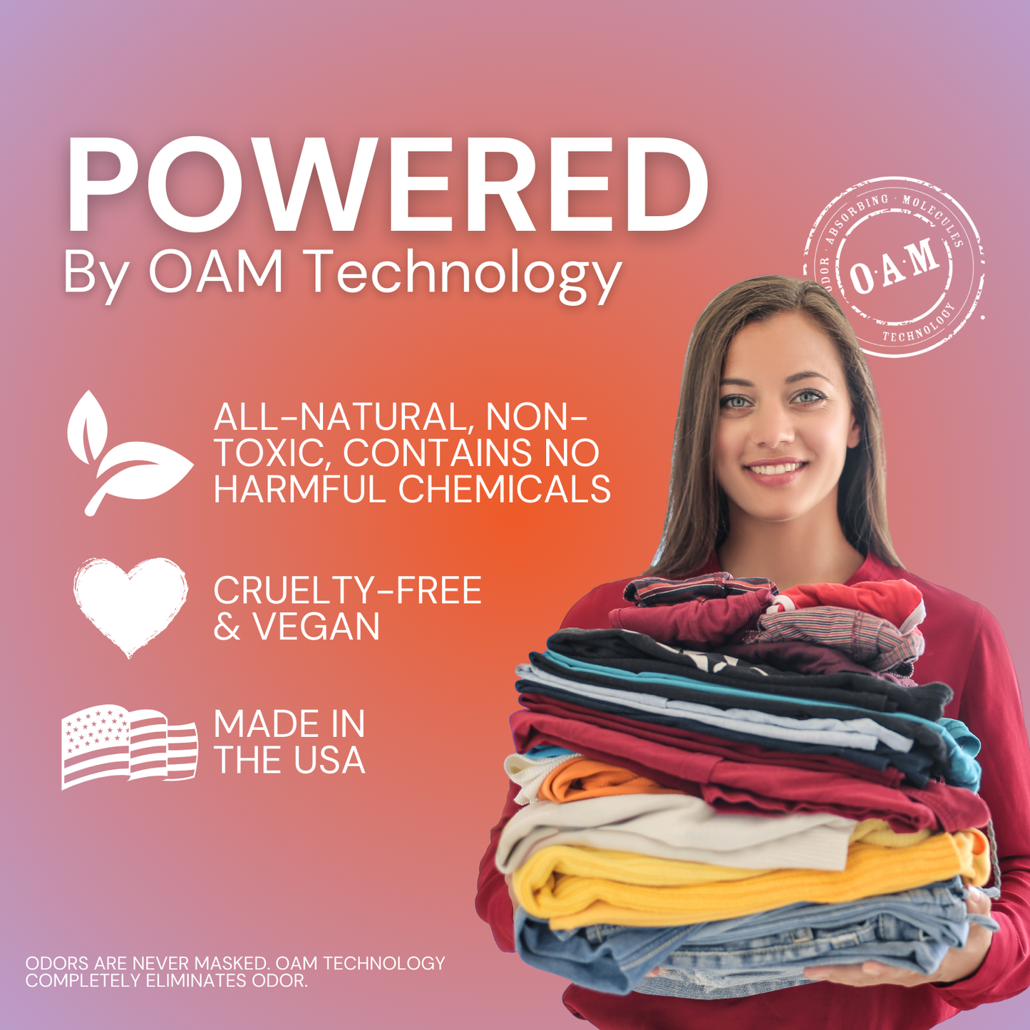 Laundry Booster Sport
Laundry Odor Eliminator Unscented
Unscented Laundry Odor Eliminator
Laundry Booster