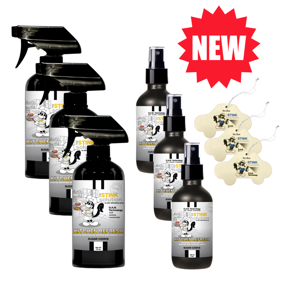 Buy 3 Get 6 FREE - (3) 16 oz (3) 4 oz Kitchen Refresh Bundle + 3 Car Air Fresheners
