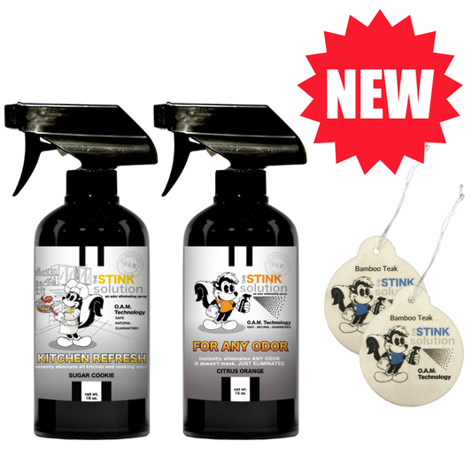 Buy 2 Get 2 Car Air Fresheners - One Kitchen Refresh, One Spray of Choice 16 oz Sprays