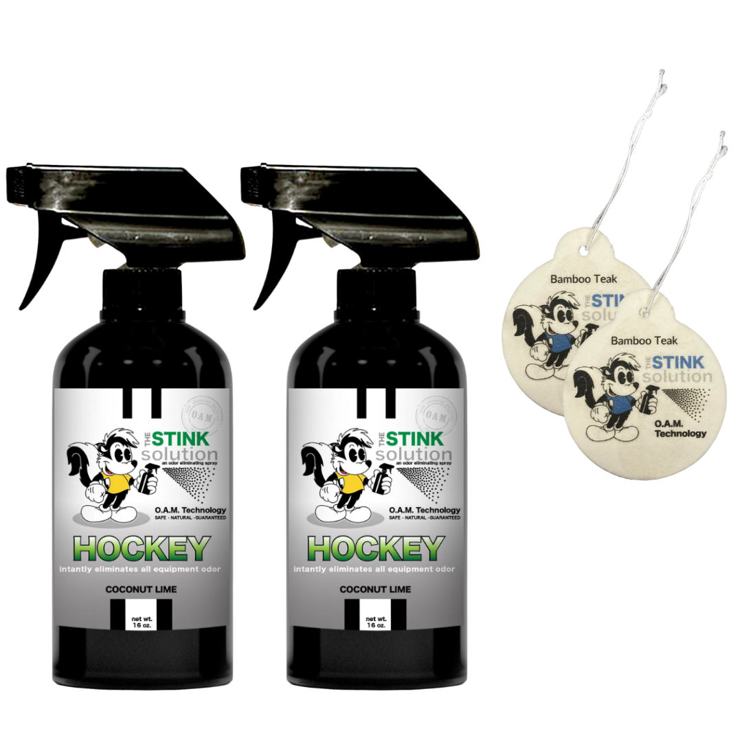 Buy 2 Get 2 Car Air Fresheners - One Hockey Odor Eliminating Spray, One Spray of Choice 16 oz. Sprays