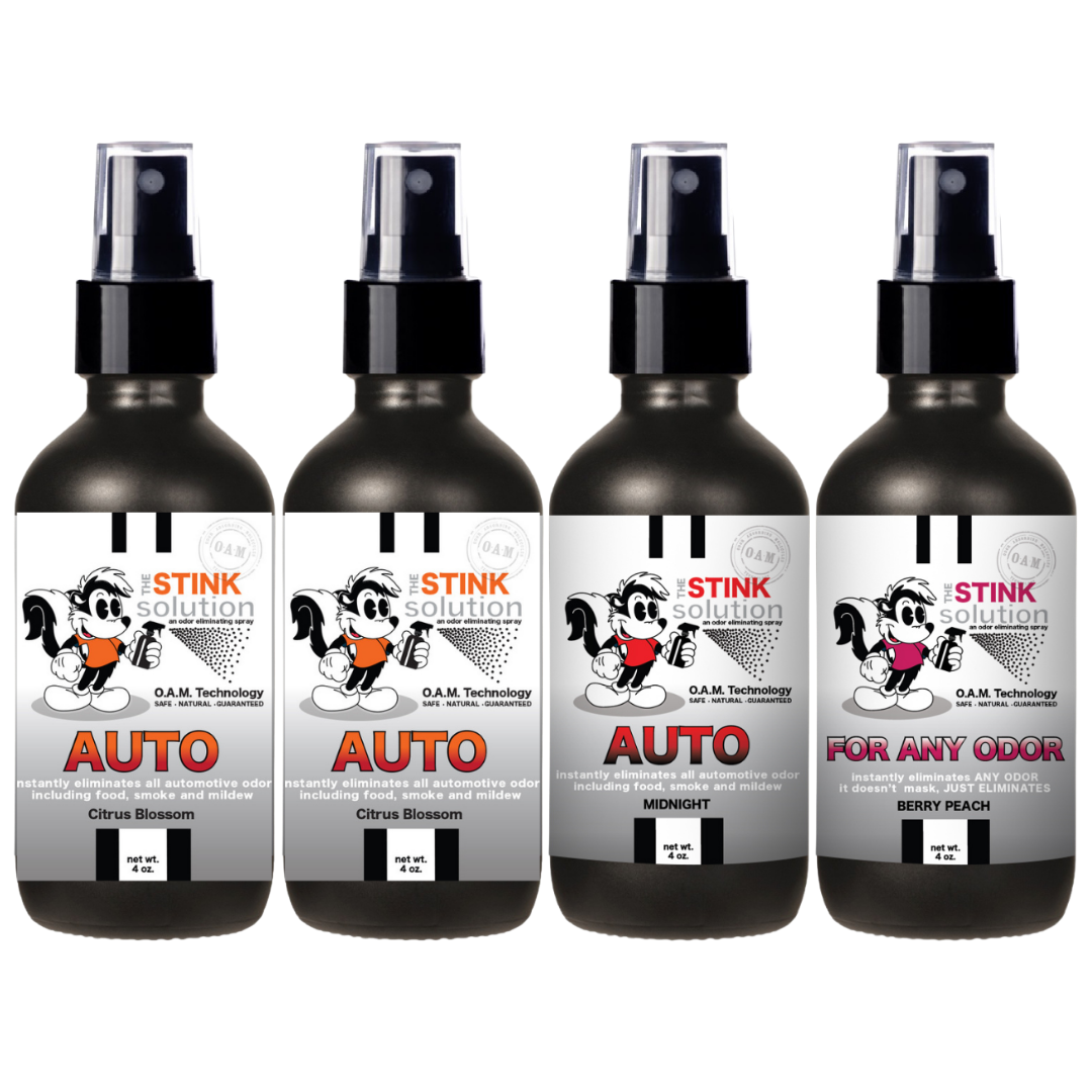 Buy 3 Get 1 FREE - Auto Sampler Set 4 oz Odor Eliminating Sprays