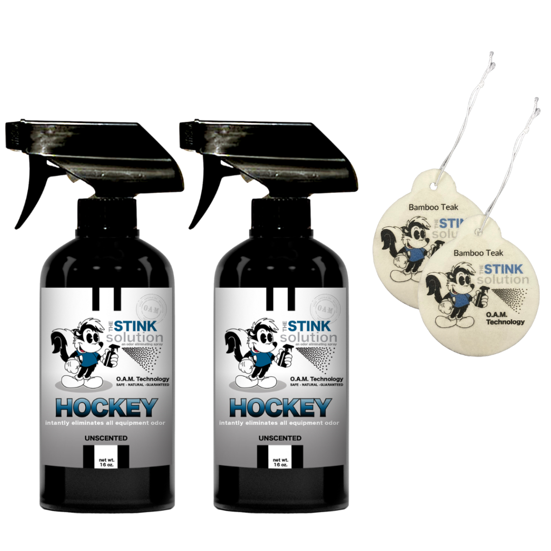 Buy 2 Get 2 Car Air Fresheners - One Hockey Odor Eliminating Spray, One Spray of Choice 16 oz. Sprays