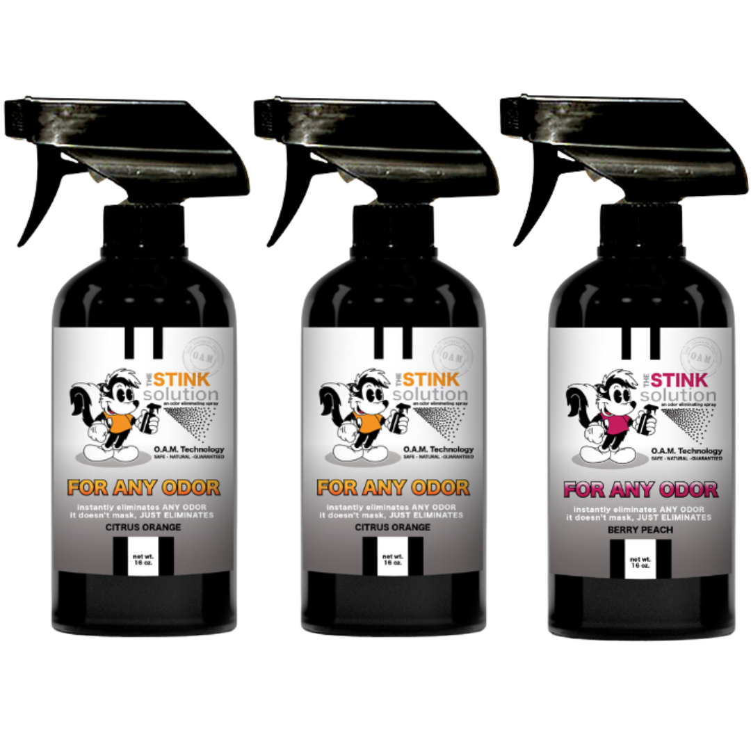 Three Pack - Three For Any Odor Eliminating Sprays of Choice 16 oz
