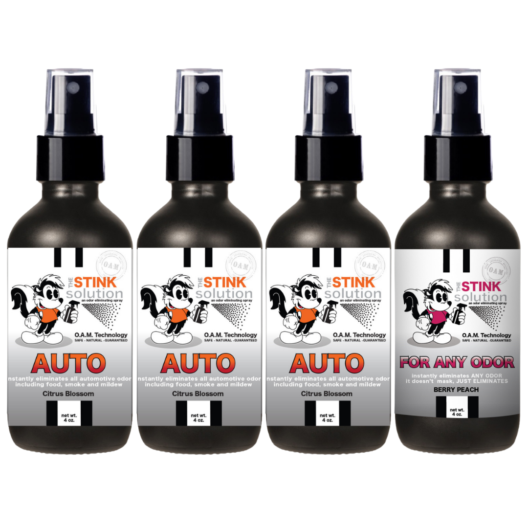 Buy 3 Get 1 FREE - Auto Sampler Set 4 oz Odor Eliminating Sprays