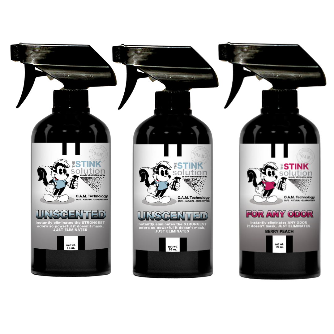 Three Pack - Three For Any Odor Eliminating Sprays of Choice 16 oz