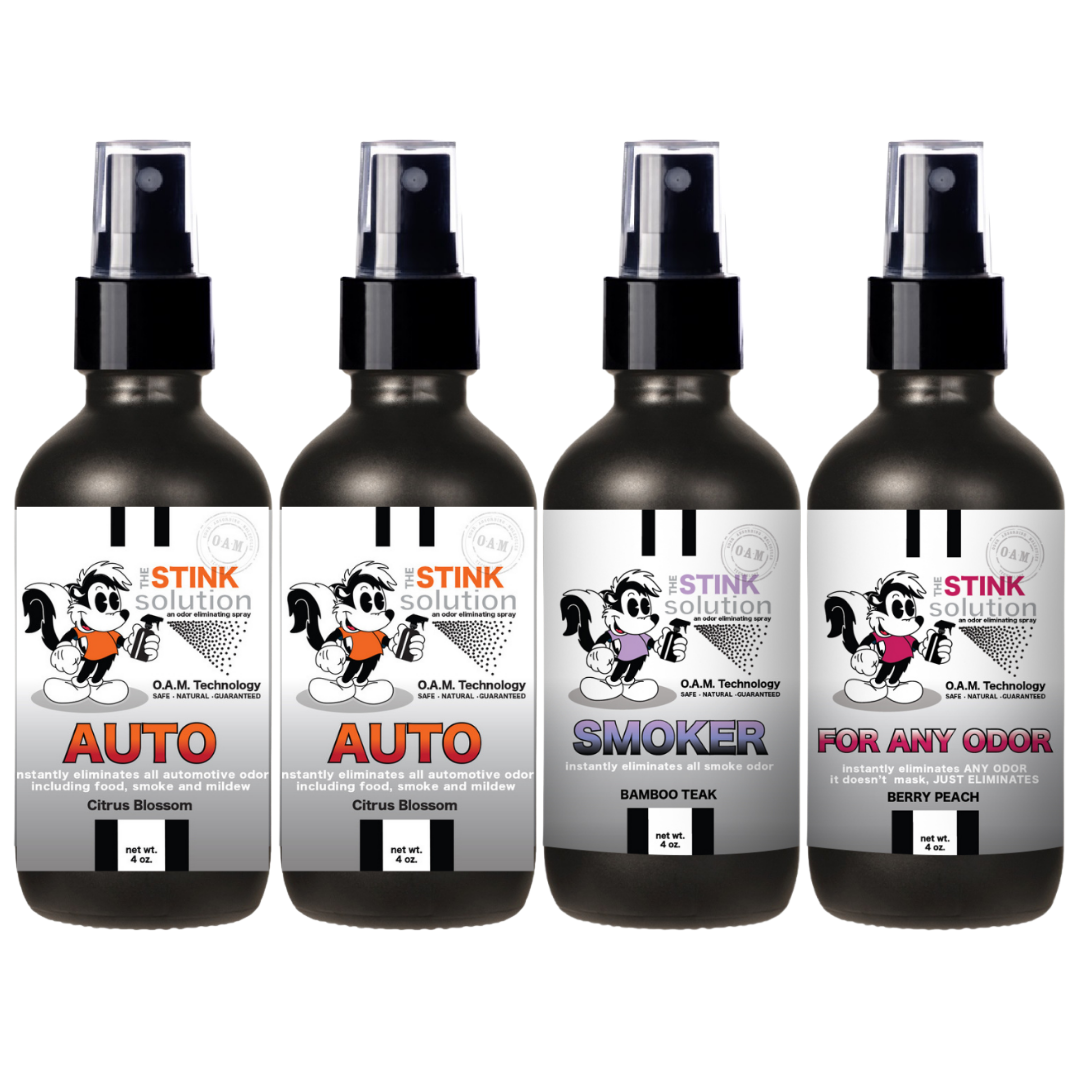 Buy 3 Get 1 FREE - Auto Sampler Set 4 oz Odor Eliminating Sprays