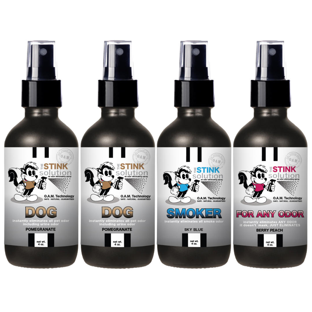 Buy 3 Get 1 FREE - Pet Sampler Set 4 oz Odor Eliminating Sprays