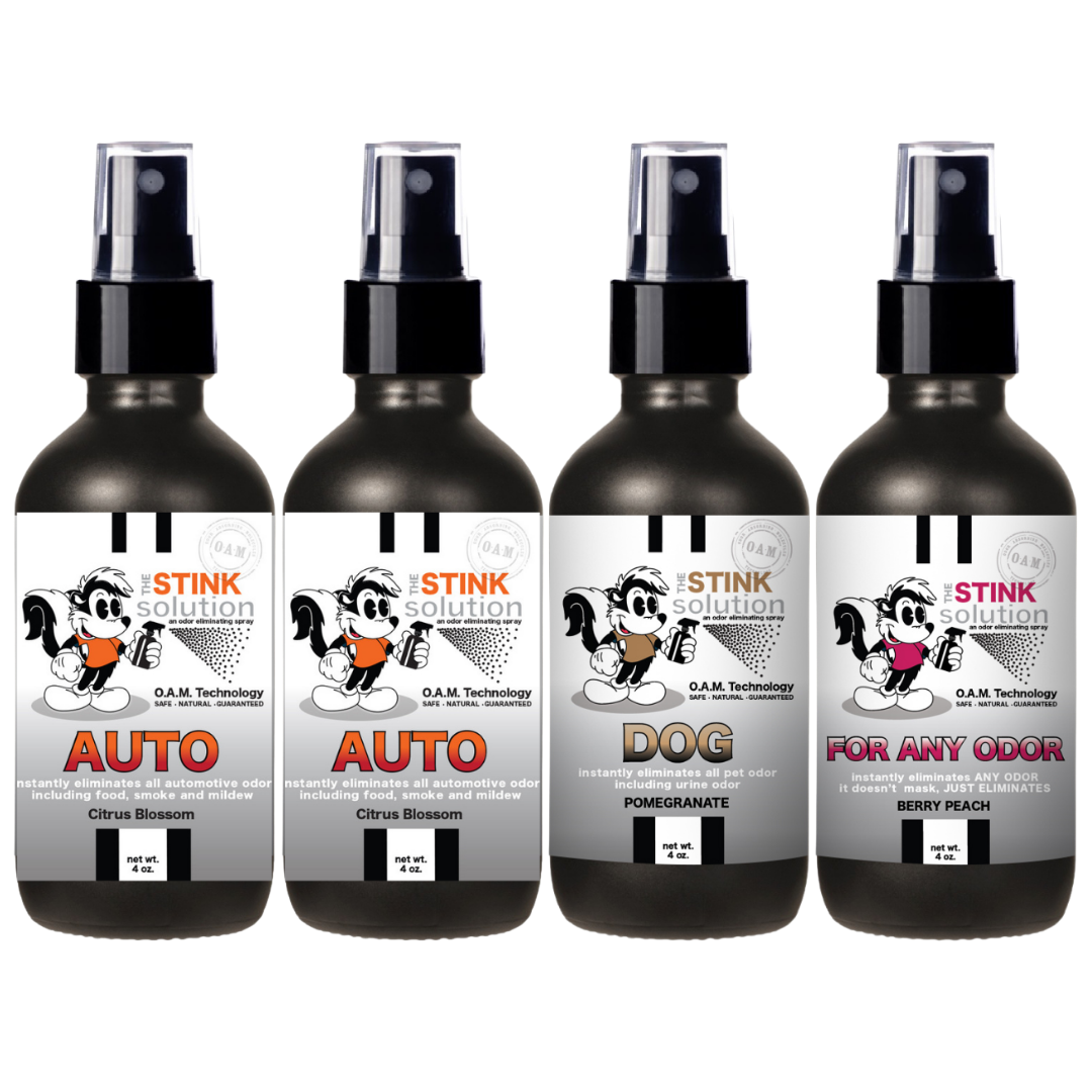 Buy 3 Get 1 FREE - Auto Sampler Set 4 oz Odor Eliminating Sprays