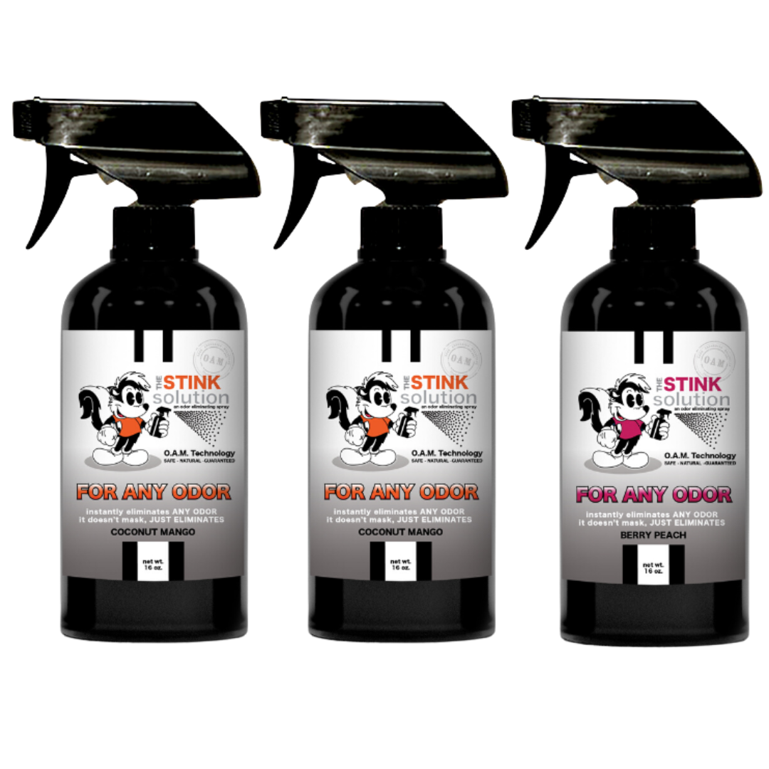 Three Pack - Three For Any Odor Eliminating Sprays of Choice 16 oz