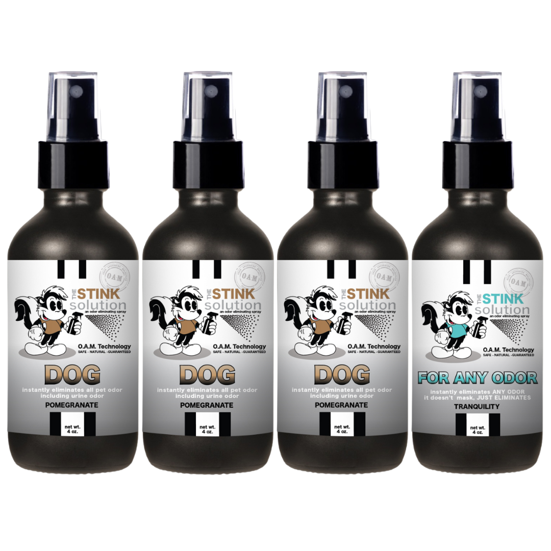 Buy 3 Get 1 FREE - Pet Sampler Set 4 oz Odor Eliminating Sprays