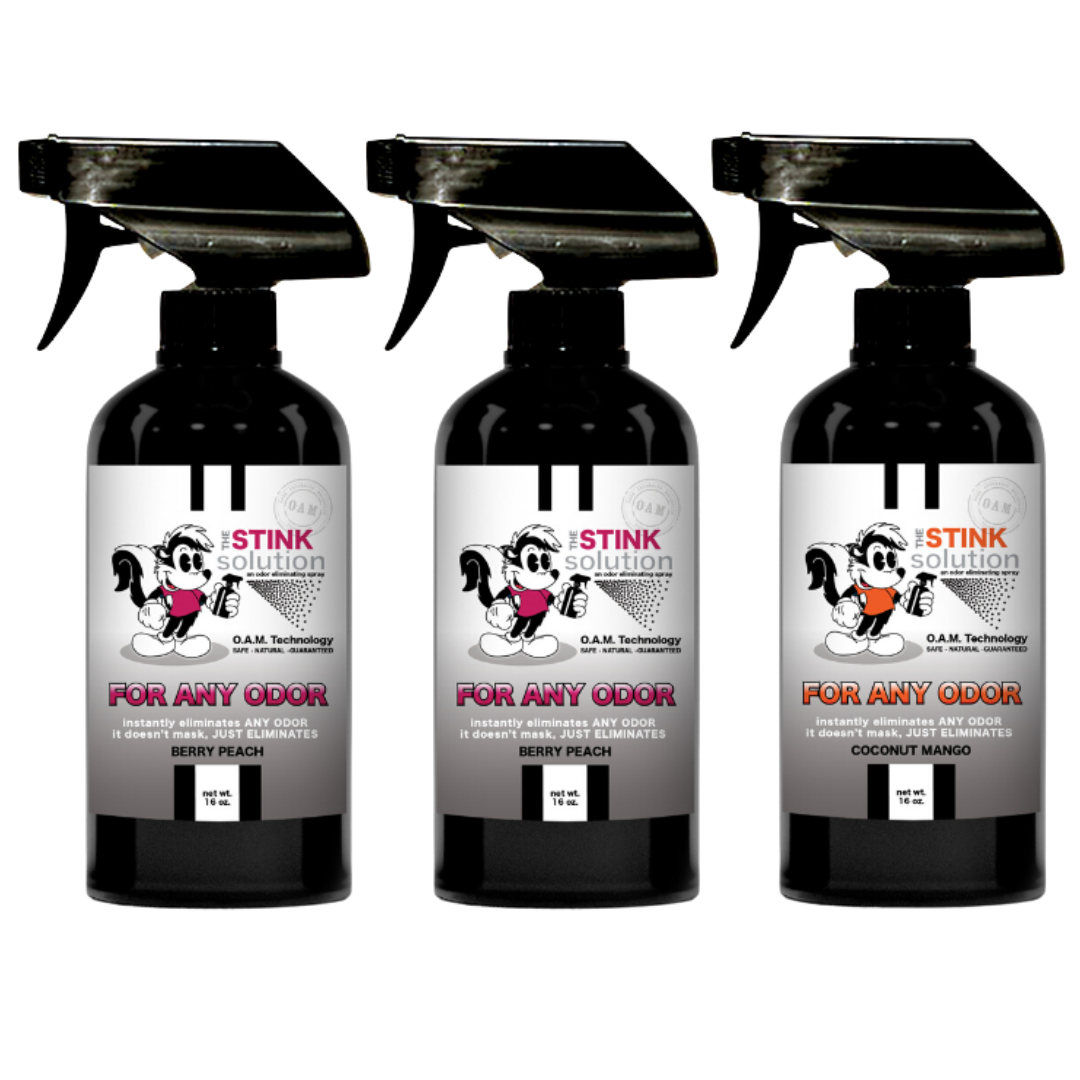 Three Pack - Three For Any Odor Eliminating Sprays of Choice 16 oz