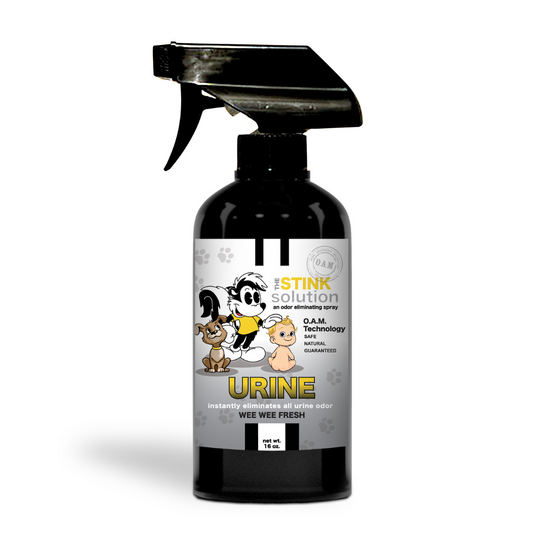 Urine Odor Eliminating Spray for Kids and Pets - Used for Clothes, Furniture, Cars, Carpet, and More Natural, safe, non-toxic, enzyme-free odor eliminating spray. Multi-purpose use for any odor: smoke, urine, food, sweat, and more. Safe to spray anywhere: homes, cars, furniture, bathroom, carpet, and more.