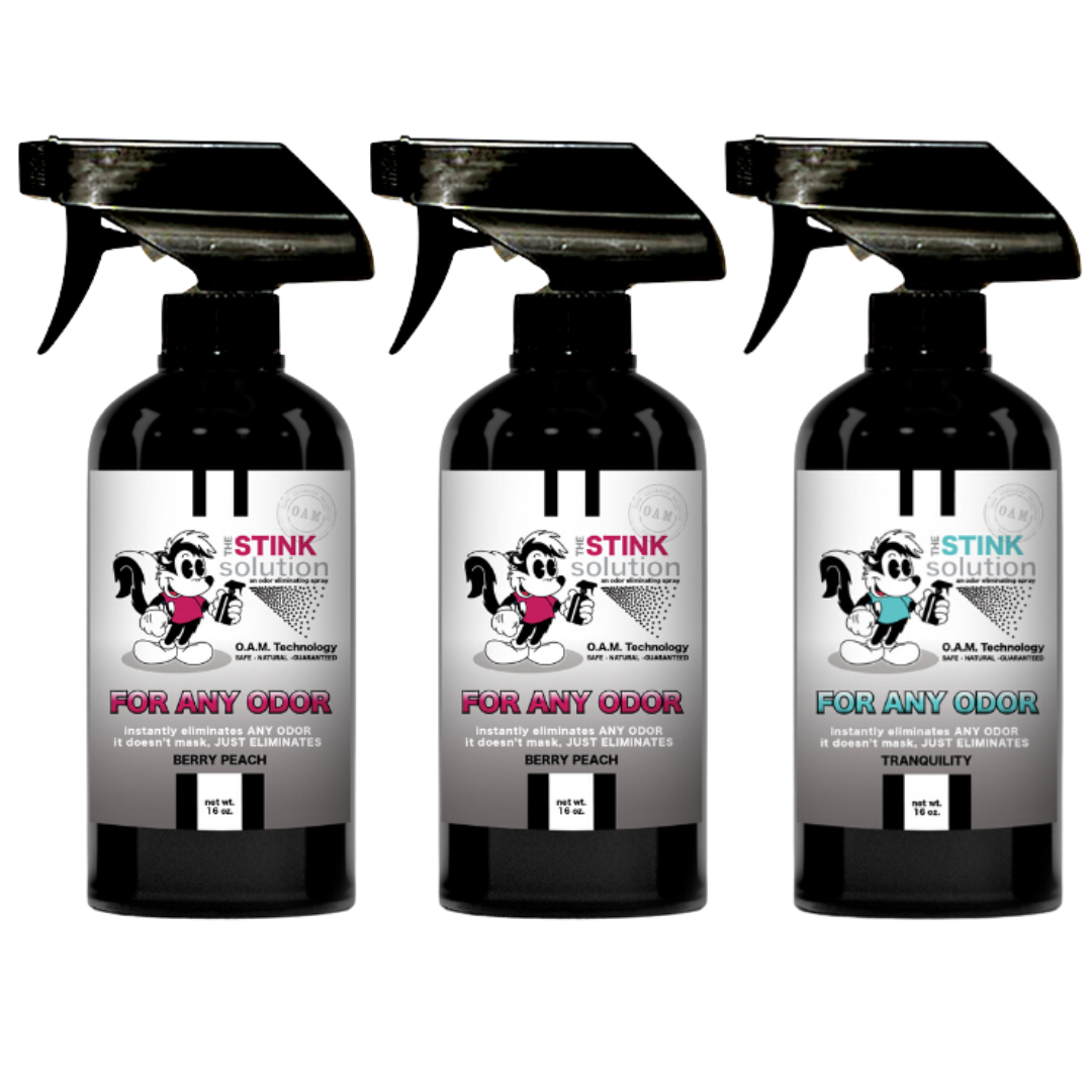 Three Pack - Three For Any Odor Eliminating Sprays of Choice 16 oz