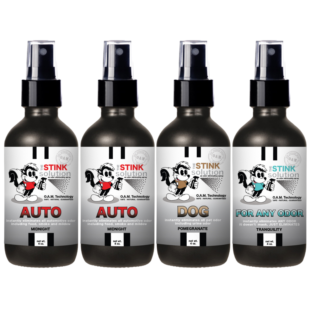 Buy 3 Get 1 FREE - Auto Sampler Set 4 oz Odor Eliminating Sprays