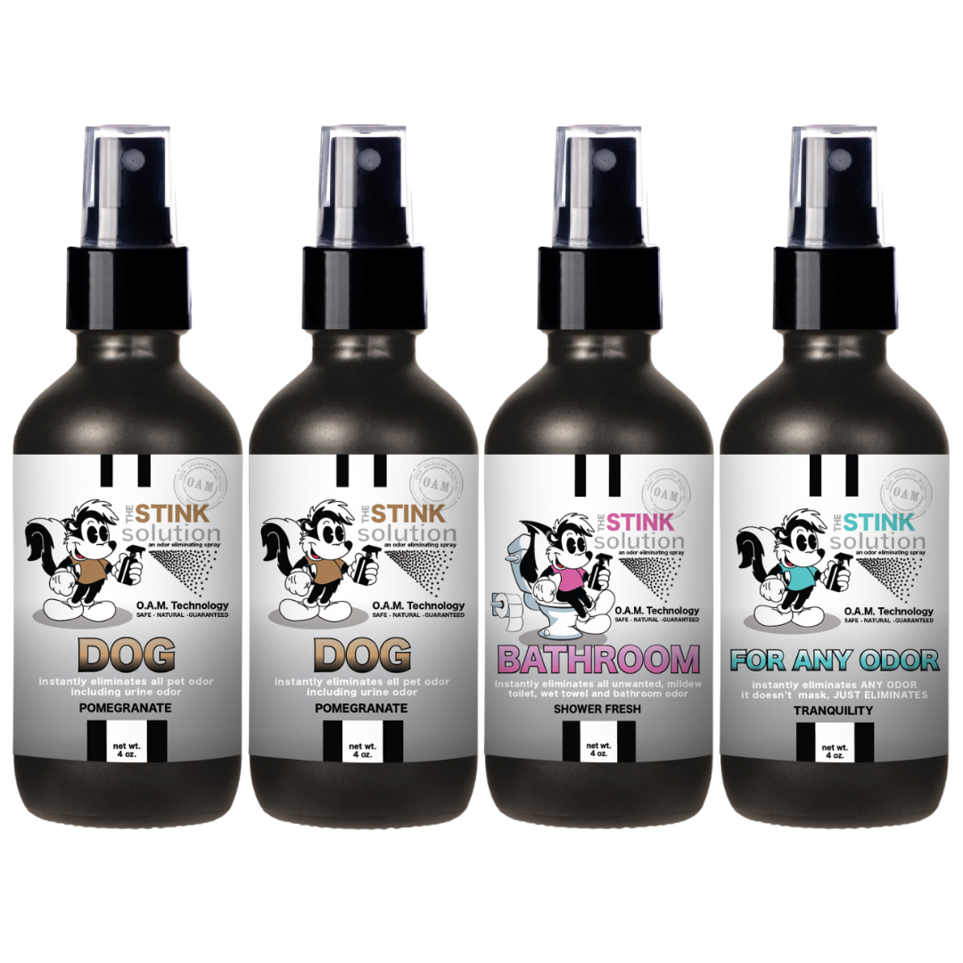 Buy 3 Get 1 FREE - Pet Sampler Set 4 oz Odor Eliminating Sprays