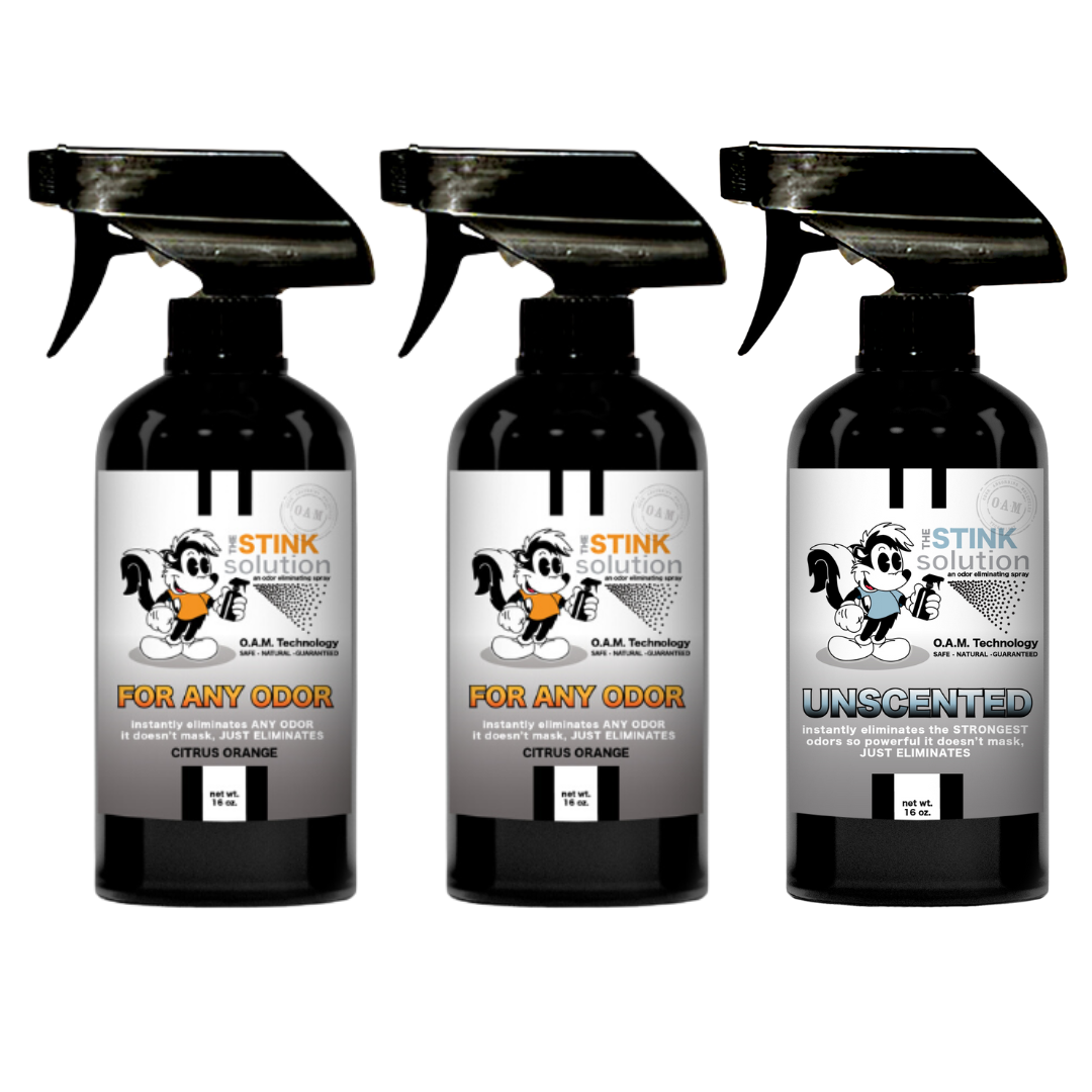 Three Pack - Three For Any Odor Eliminating Sprays of Choice 16 oz