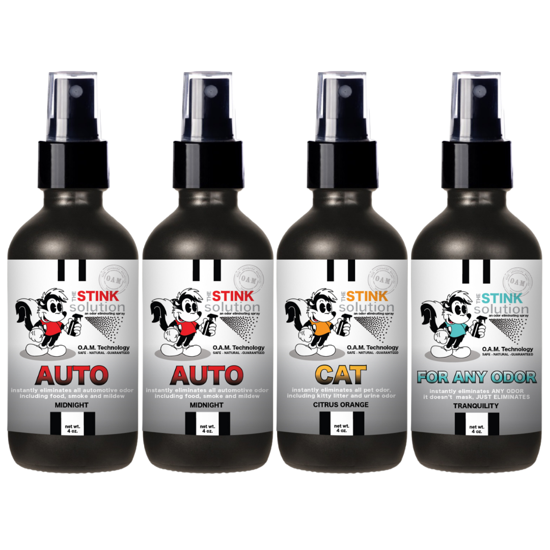 Buy 3 Get 1 FREE - Auto Sampler Set 4 oz Odor Eliminating Sprays