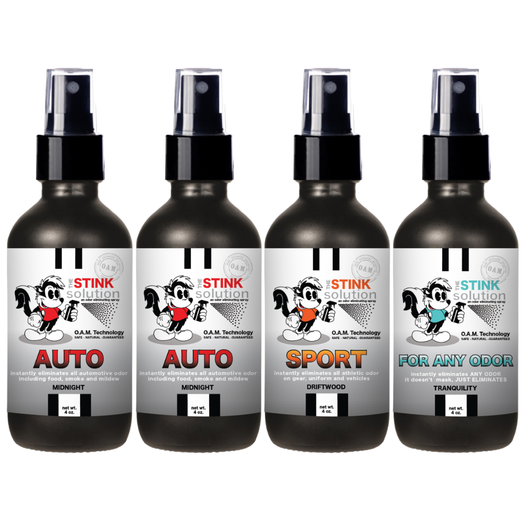 Buy 3 Get 1 FREE - Auto Sampler Set 4 oz Odor Eliminating Sprays