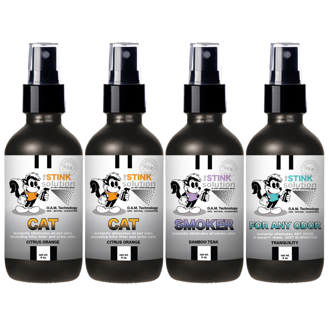 Buy 3 Get 1 FREE - Pet Sampler Set 4 oz Odor Eliminating Sprays