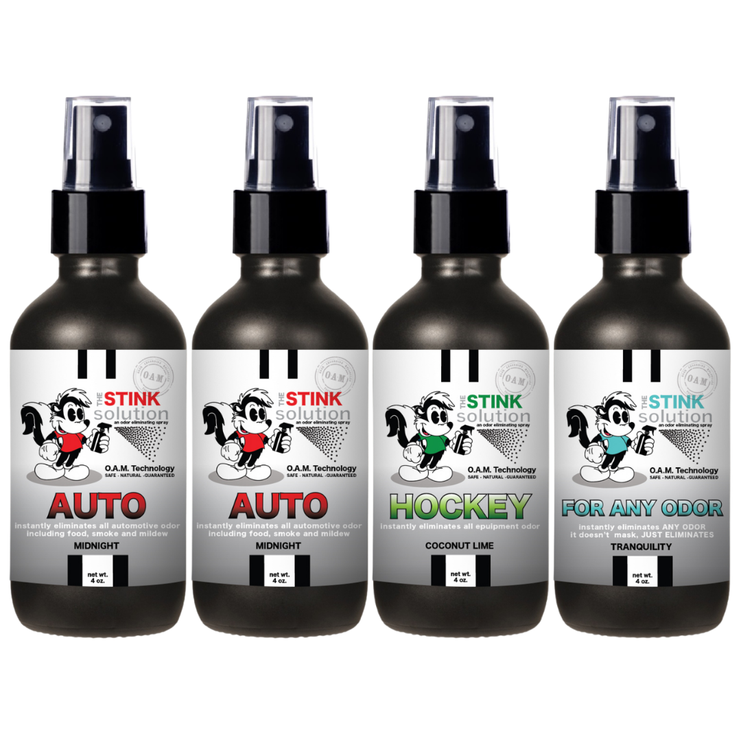 Buy 3 Get 1 FREE - Auto Sampler Set 4 oz Odor Eliminating Sprays