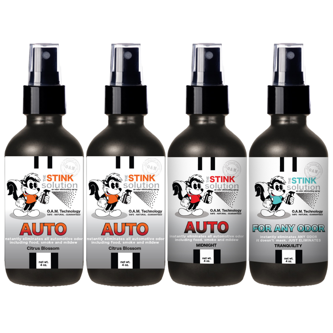 Buy 3 Get 1 FREE - Auto Sampler Set 4 oz Odor Eliminating Sprays