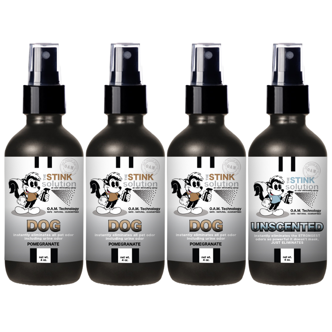 Buy 3 Get 1 FREE - Pet Sampler Set 4 oz Odor Eliminating Sprays