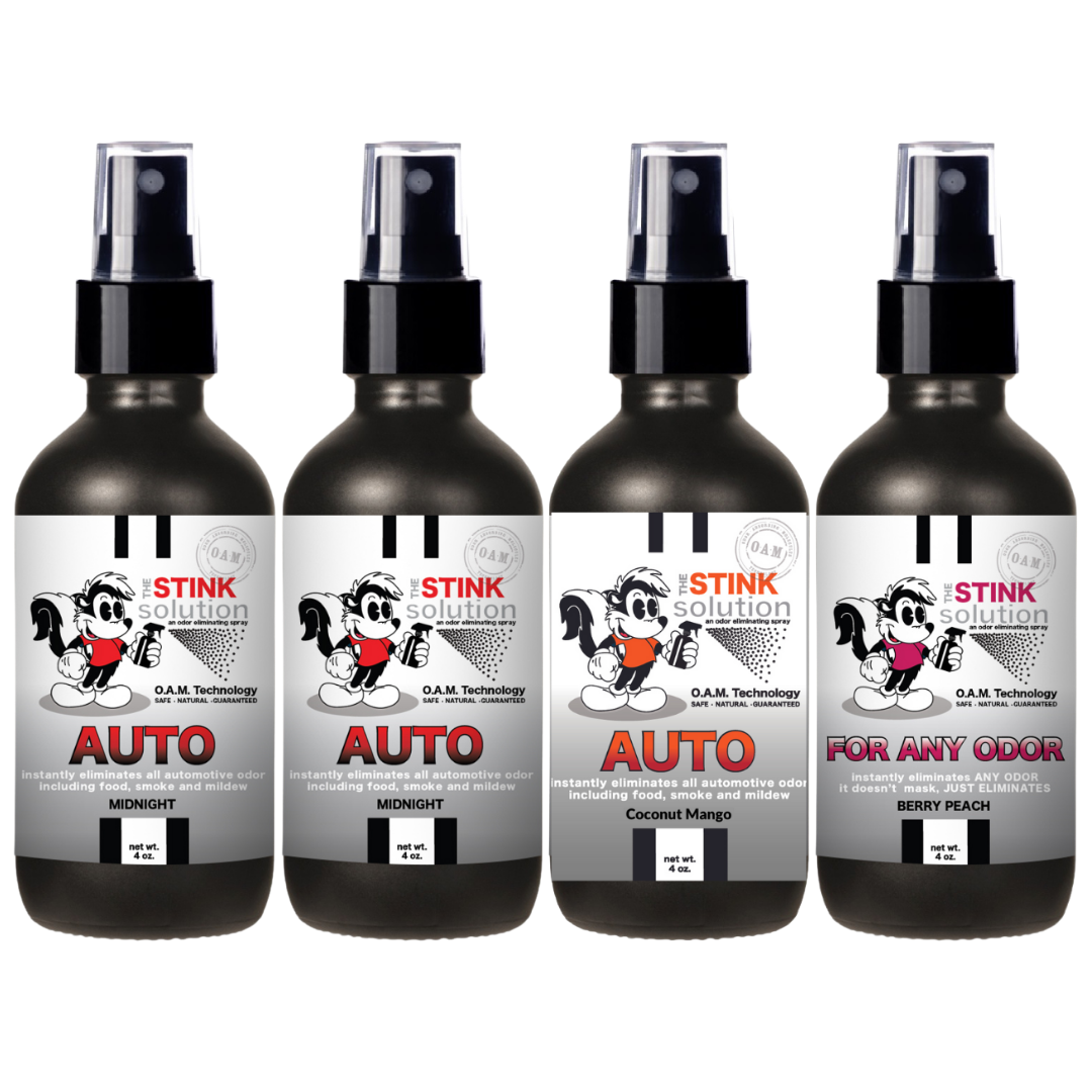 Buy 3 Get 1 FREE - Auto Sampler Set 4 oz Odor Eliminating Sprays