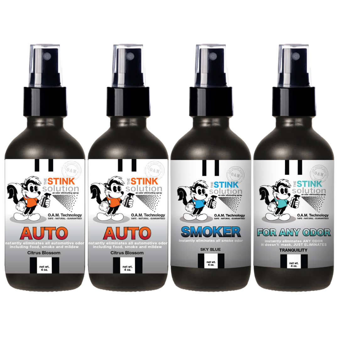 Buy 3 Get 1 FREE - Auto Sampler Set 4 oz Odor Eliminating Sprays