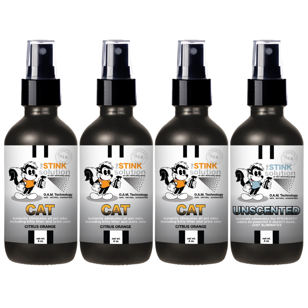 Buy 3 Get 1 FREE - Pet Sampler Set 4 oz Odor Eliminating Sprays