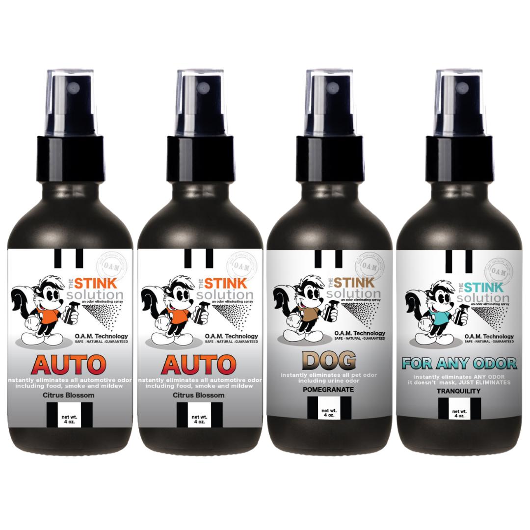 Buy 3 Get 1 FREE - Auto Sampler Set 4 oz Odor Eliminating Sprays