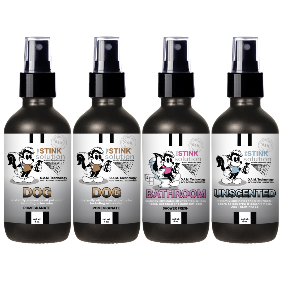 Buy 3 Get 1 FREE - Pet Sampler Set 4 oz Odor Eliminating Sprays