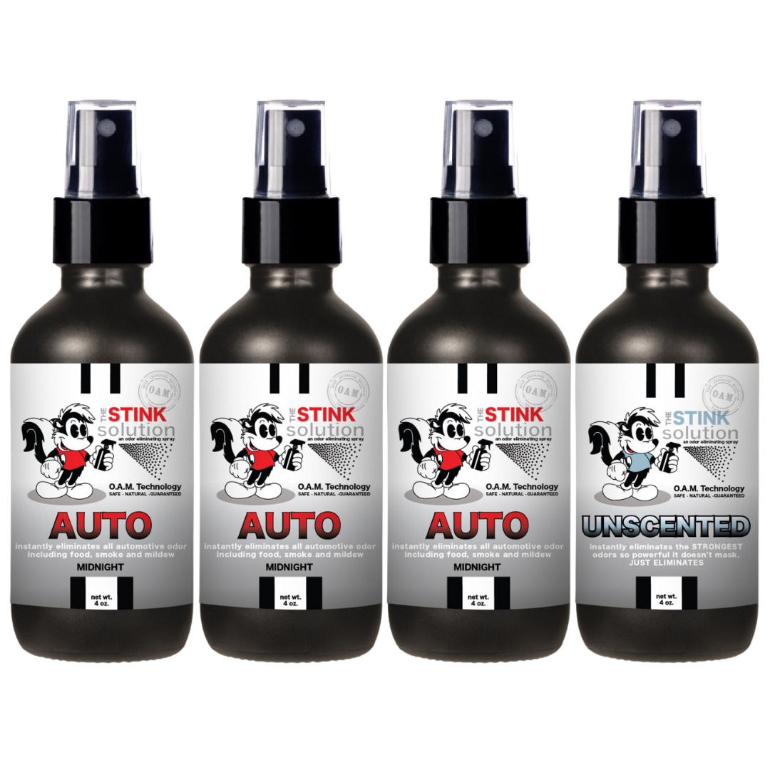 Buy 3 Get 1 FREE - Auto Sampler Set 4 oz Odor Eliminating Sprays