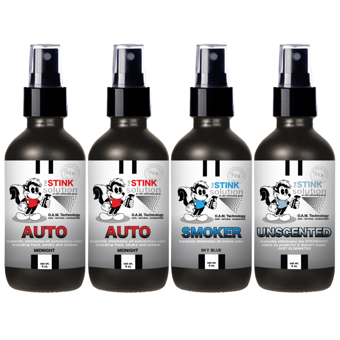 Buy 3 Get 1 FREE - Auto Sampler Set 4 oz Odor Eliminating Sprays