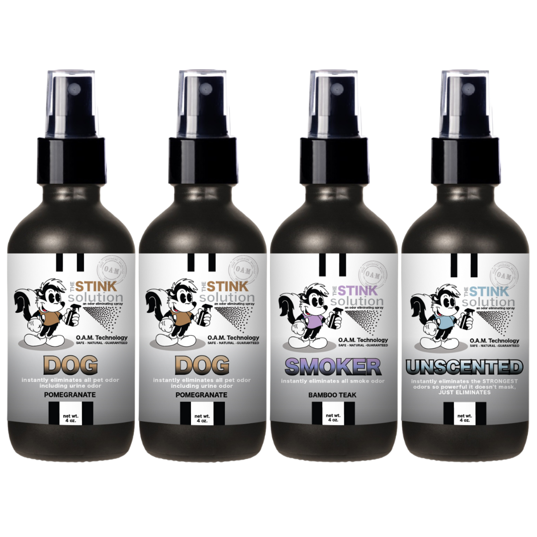 Buy 3 Get 1 FREE - Pet Sampler Set 4 oz Odor Eliminating Sprays