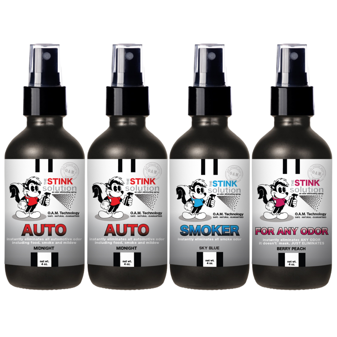 Buy 3 Get 1 FREE - Auto Sampler Set 4 oz Odor Eliminating Sprays
