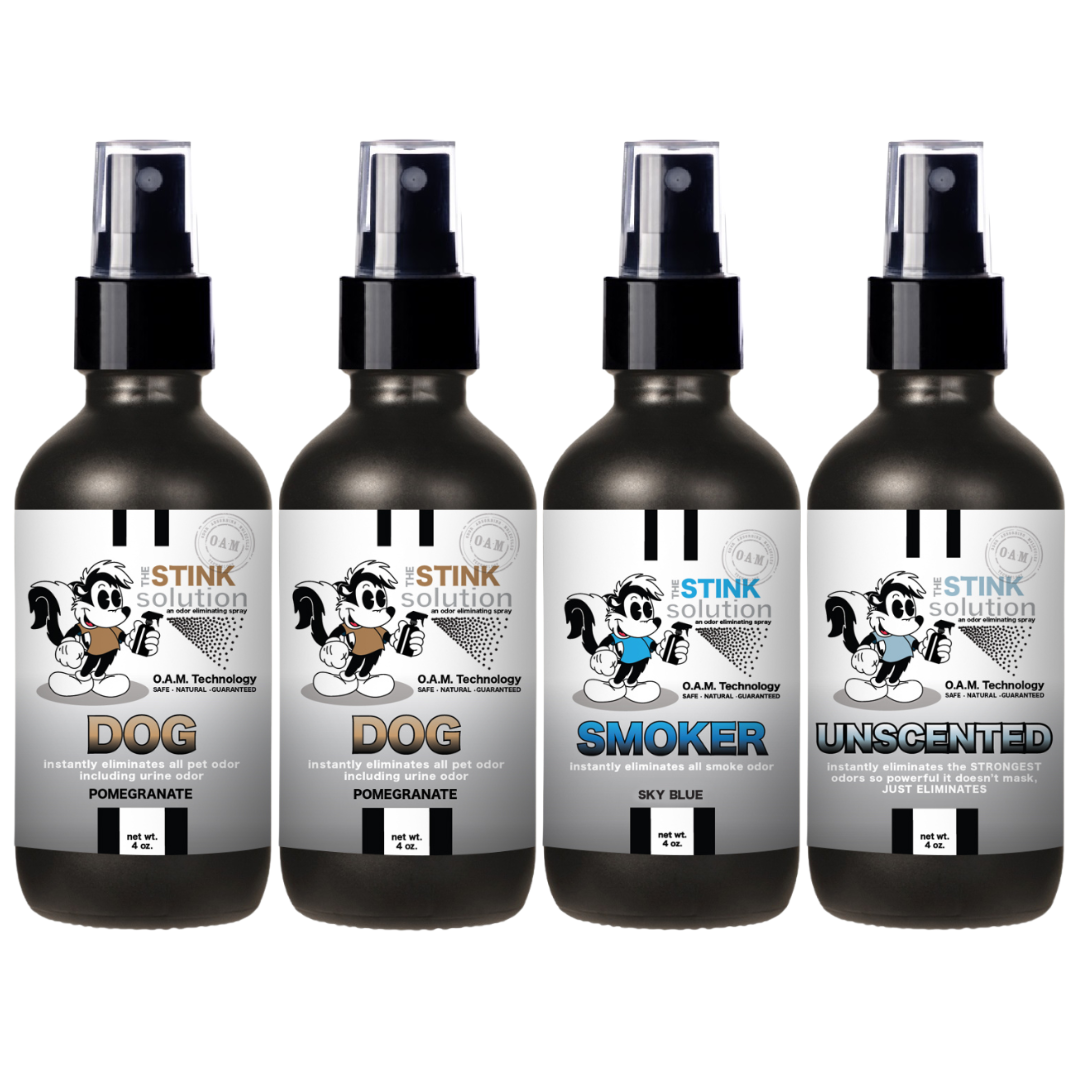 Buy 3 Get 1 FREE - Pet Sampler Set 4 oz Odor Eliminating Sprays