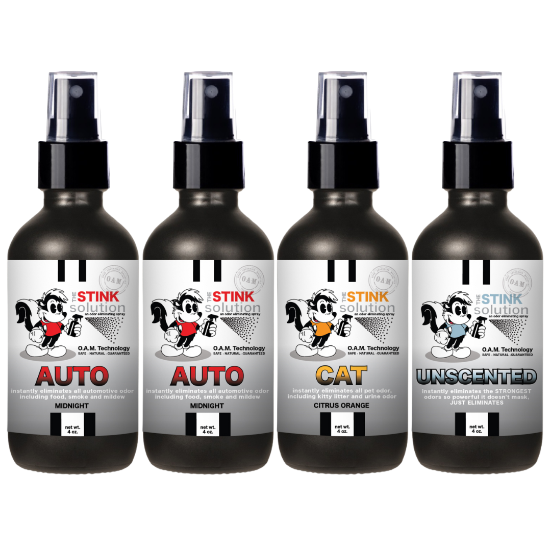 Buy 3 Get 1 FREE - Auto Sampler Set 4 oz Odor Eliminating Sprays