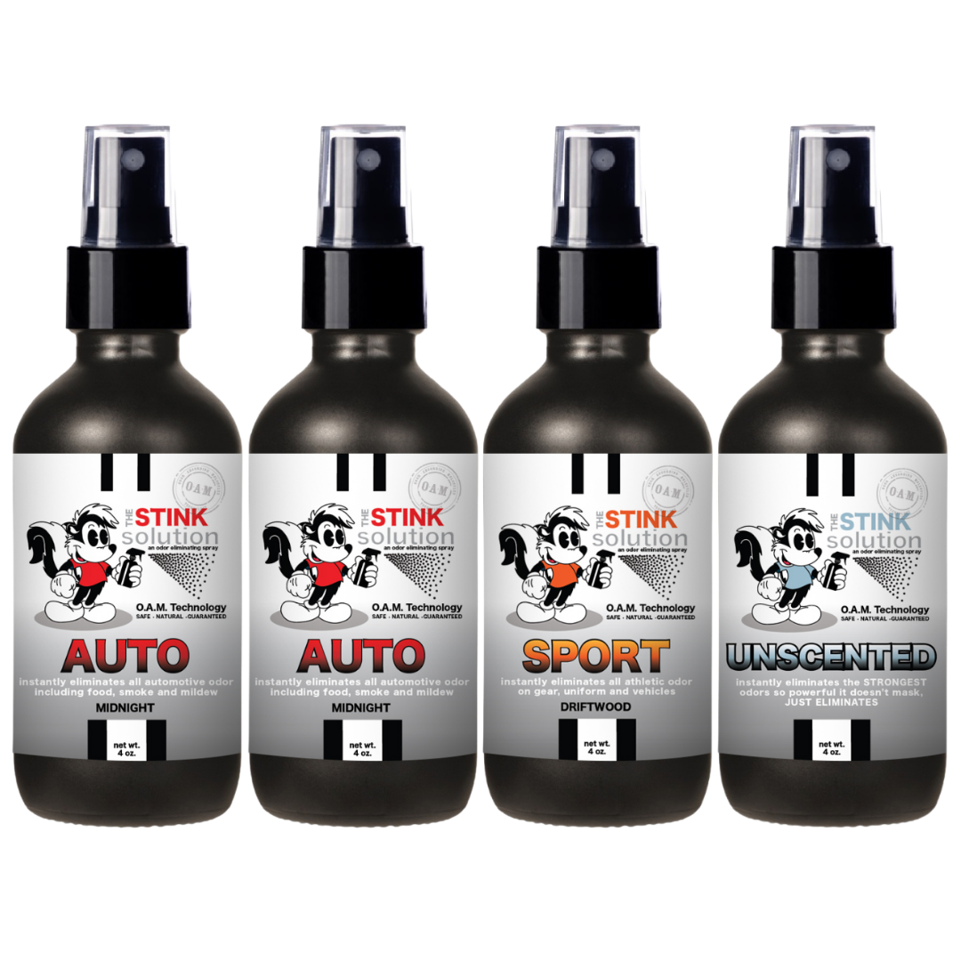 Buy 3 Get 1 FREE - Auto Sampler Set 4 oz Odor Eliminating Sprays