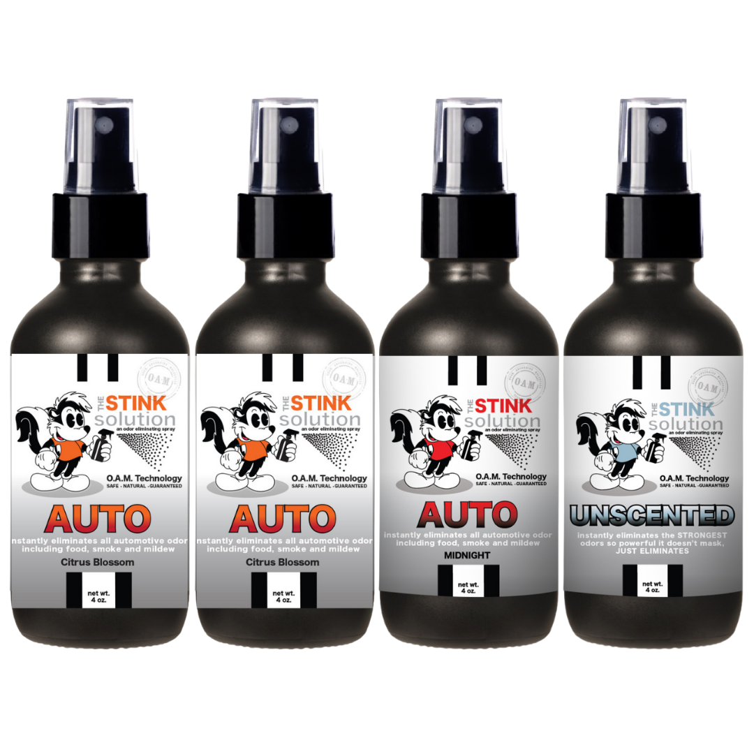 Buy 3 Get 1 FREE - Auto Sampler Set 4 oz Odor Eliminating Sprays